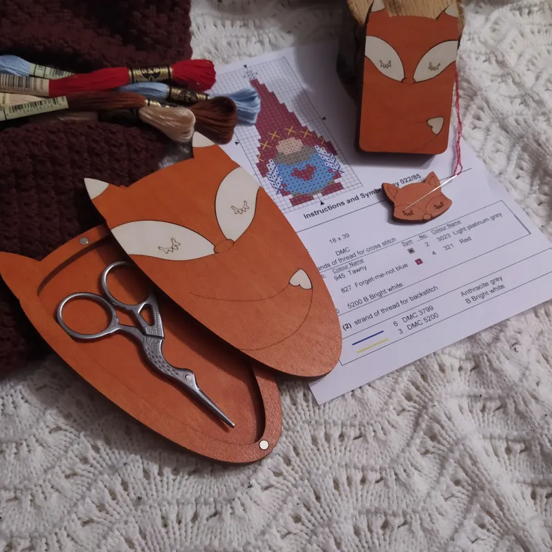Scissors case "Fox" KF058/9