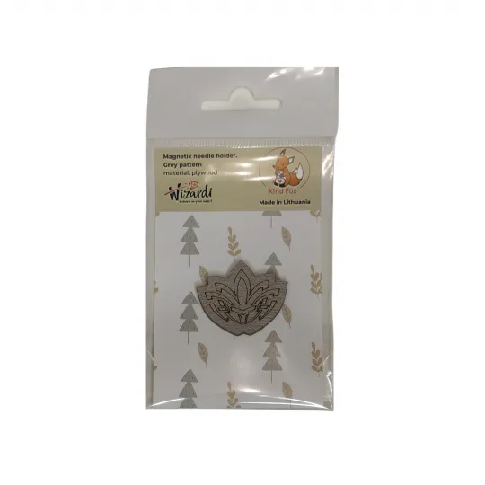 Magnetic needle holder "Grey pattern" KF059/11G