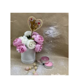 Topper. Herz "Bären" KF022/24-1