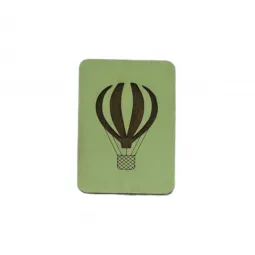 Étui à aiguilles en bois "Ballon vert" KF056/15