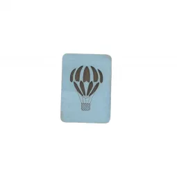 Étui à aiguilles en bois "ballon bleu" KF056/16