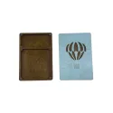 Boîte en bois. Étui à ciseaux "Ballon bleu" KF057/16