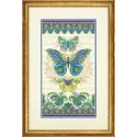 Cross-stitch kit. Peacock Butterflies 20,3x31,8 cm D70-35323