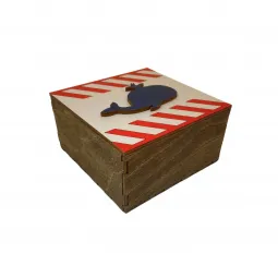 Boîte en bois "Whale" KF057/18