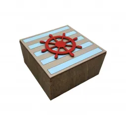 Medinė dėžutė "Vairas" KF057/20