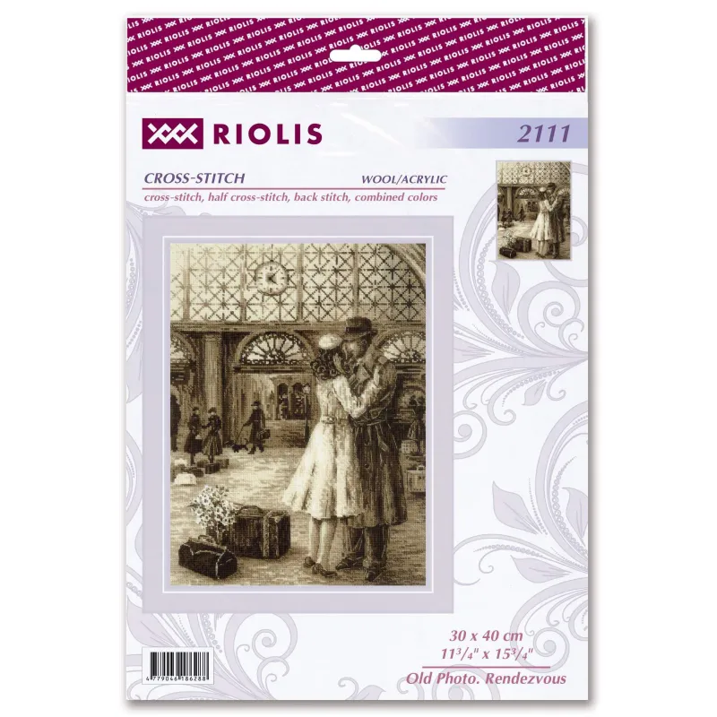 Cross stitch kit "Old Photo. Rendezvous" 30x40 SR2111