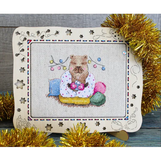 Рамка для аксессуаров "Рождественское тепло. Средний. Горизонтальный" OR-287