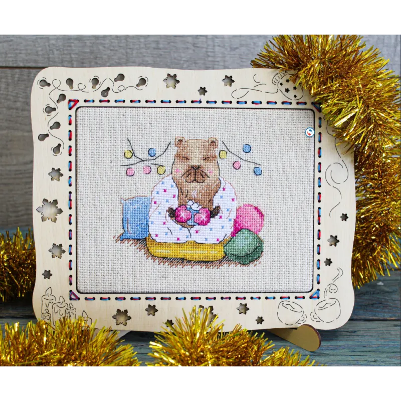 Рамка для аксессуаров "Рождественское тепло. Средний. Горизонтальный" OR-287