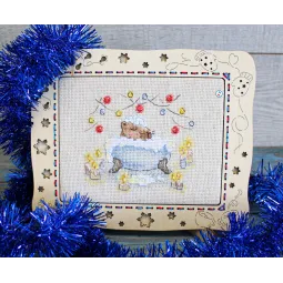 Cadre d'accessoires « Chaleur de Noël ». Moyen. Horizontal » OR-287