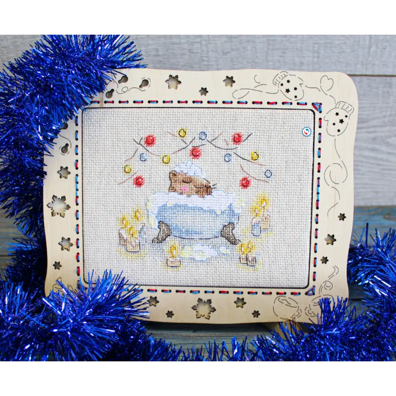 Рамка для аксессуаров "Рождественское тепло. Средний. Горизонтальный" OR-287