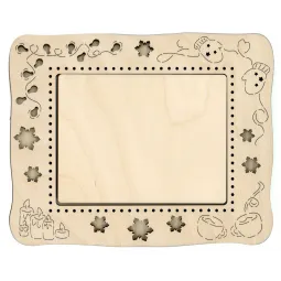 Cadre d'accessoires « Chaleur de Noël ». Moyen. Horizontal » OR-287