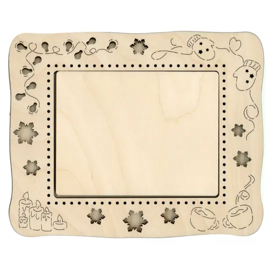 Рамка для аксессуаров "Рождественское тепло. Средний. Горизонтальный" OR-287