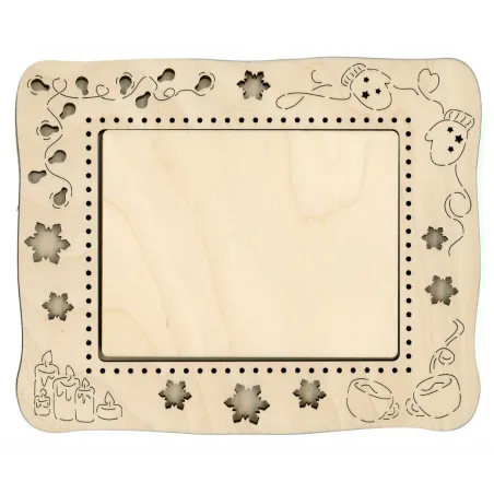 Рамка для аксессуаров "Рождественское тепло. Средний. Горизонтальный" OR-287