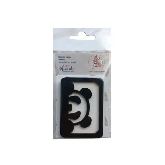 Wooden needle case "Panda" KF056/29