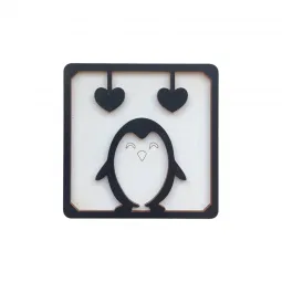 Boîte en bois "Penguin" KF057/26