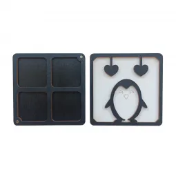 Boîte en bois "Penguin" KF057/26