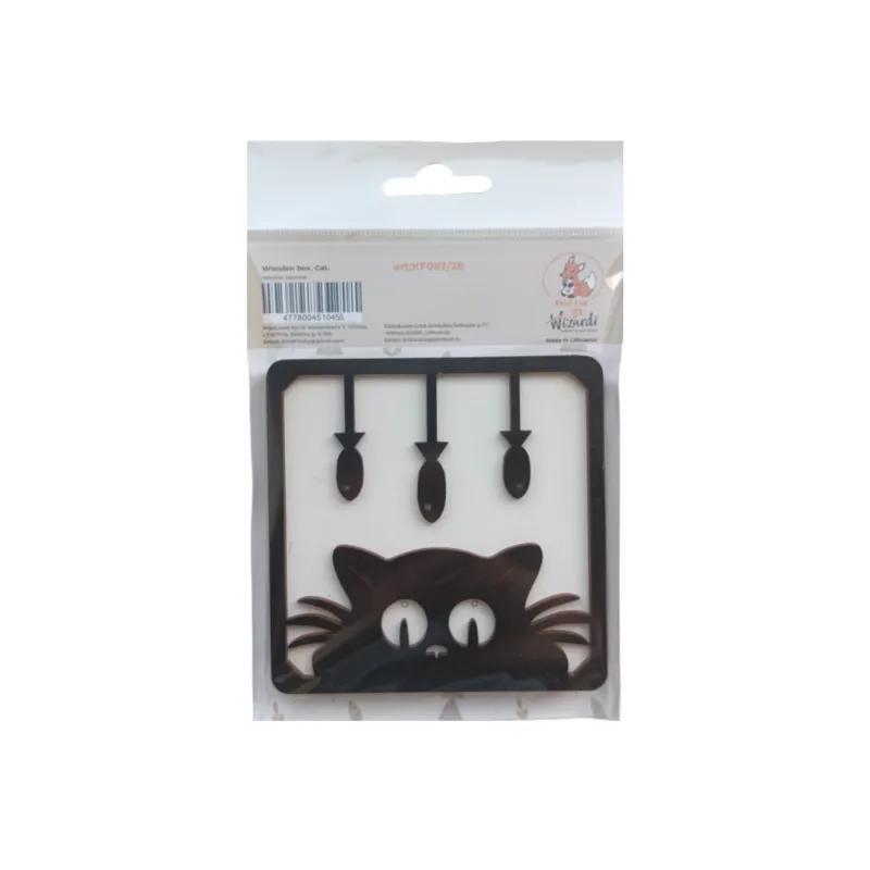 Wooden box "Cat" KF057/28