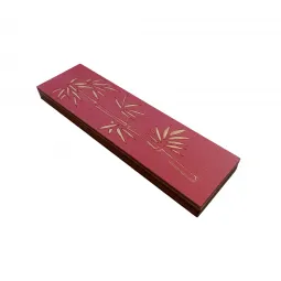 Wooden box for beads "Bamboo. Red" KF057/8