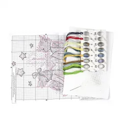 Kit de point de croix "Starry Night" SM-753