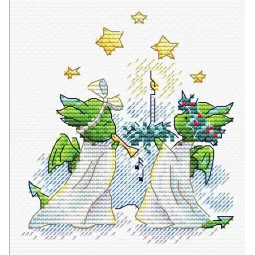 Kit de point de croix "Starry Night" SM-753