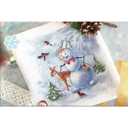 Cross stitch kit "Lovely company" SNV-801