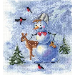 Cross stitch kit "Lovely company" SNV-801