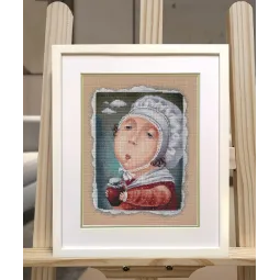 Kreuzstich-Set "Saure Sahne Topf" S1550