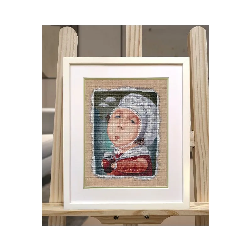 Набор для вышивания крестиком "Горшочек со сметаной" S1550