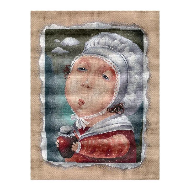 Набор для вышивания крестиком "Горшочек со сметаной" S1550