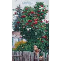 Kit de point de croix "Ural rowan" S1554