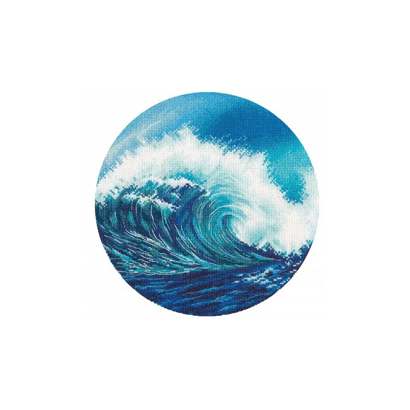 Cross stitch kit "Sea wave" S1558