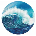 Kit point de croix "Vague marine" S1558