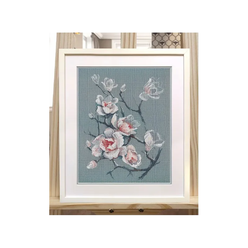 Cross stitch kit "Tender magnolia" S1560