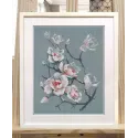 Cross stitch kit "Tender magnolia" S1560