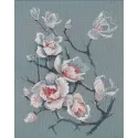 Cross stitch kit "Tender magnolia" S1560