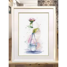 Cross stitch kit "Elegant peony" S1561