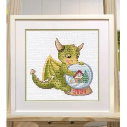 Kit de point de croix "Rêve de dragon" S1563