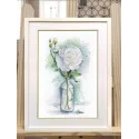 Cross stitch kit "Gentle peony" S1565