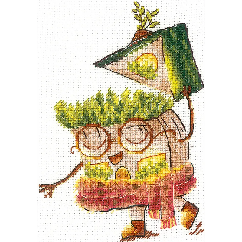 Cross stitch kit "House. Gardener" SAND-29