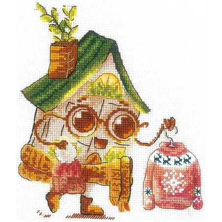 Cross stitch kit "House. Fashionista" SAND-30