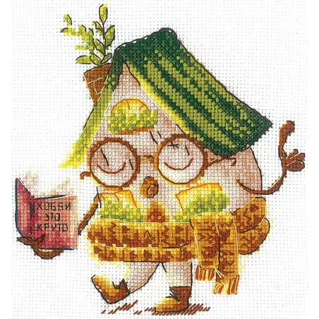 Cross stitch kit "House. Reader" SAND-32