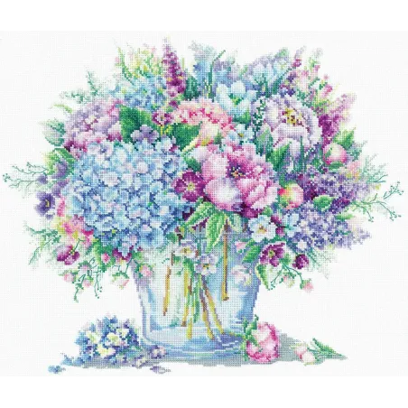 Cross stitch kit "Summer bouquet" SANL-22