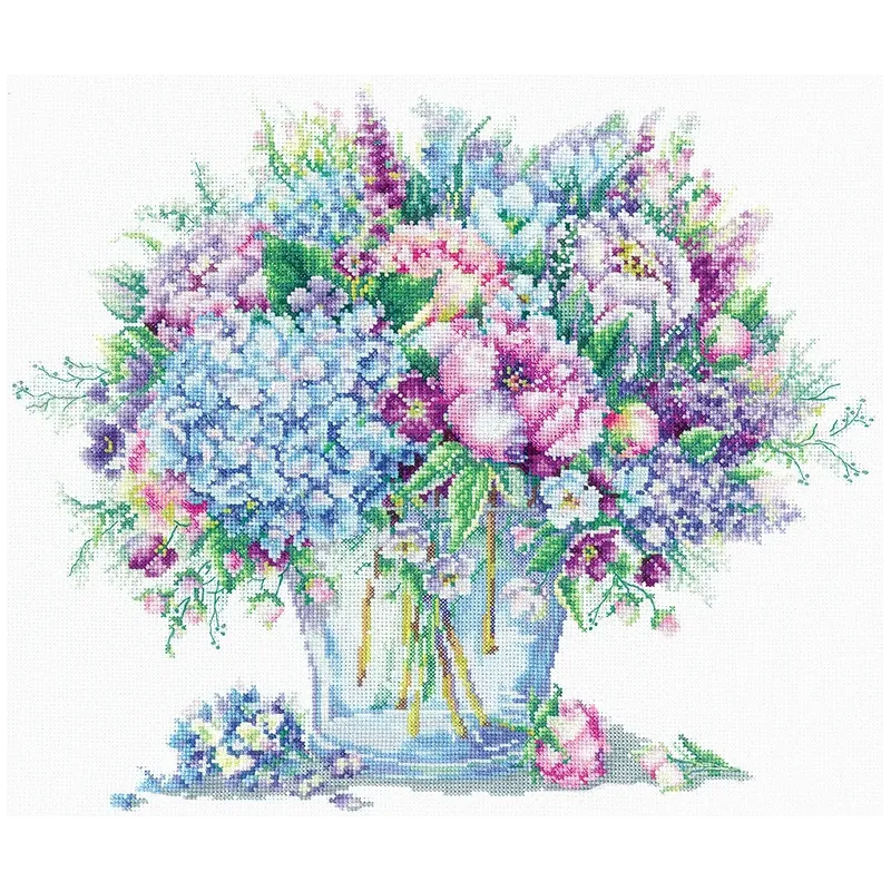 Cross stitch kit "Summer bouquet" SANL-22