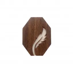Étui à aiguilles en bois "Feather" KF056/51