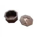 Boîte en bois octogonale "Hummingbird"  9,5*9,5*4,5 cm KF057/64