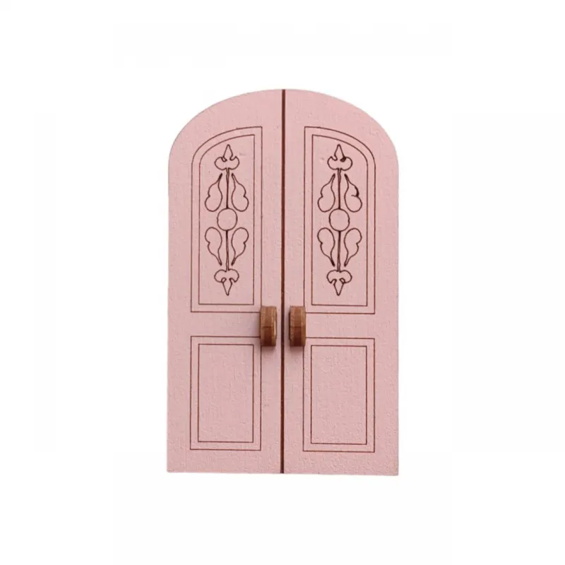 Étui à aiguilles en bois "Porte rose" KF056/60