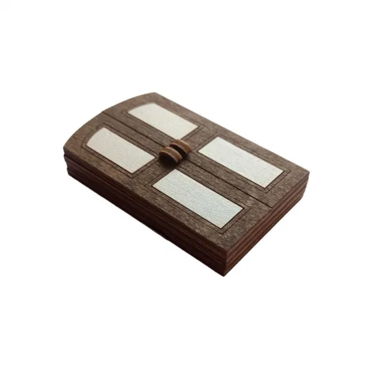 Holznadelhalter "Weiße Tür" KF056/61
