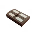Étui à aiguilles en bois "porte blanche" KF056/61