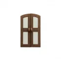 Étui à aiguilles en bois "porte blanche" KF056/61