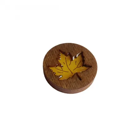 Magnetic needle holder. Maple Leaf. KF059/101